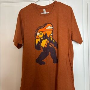 Salt Fork State Park Graphic BigfootT-Shirt - Rust